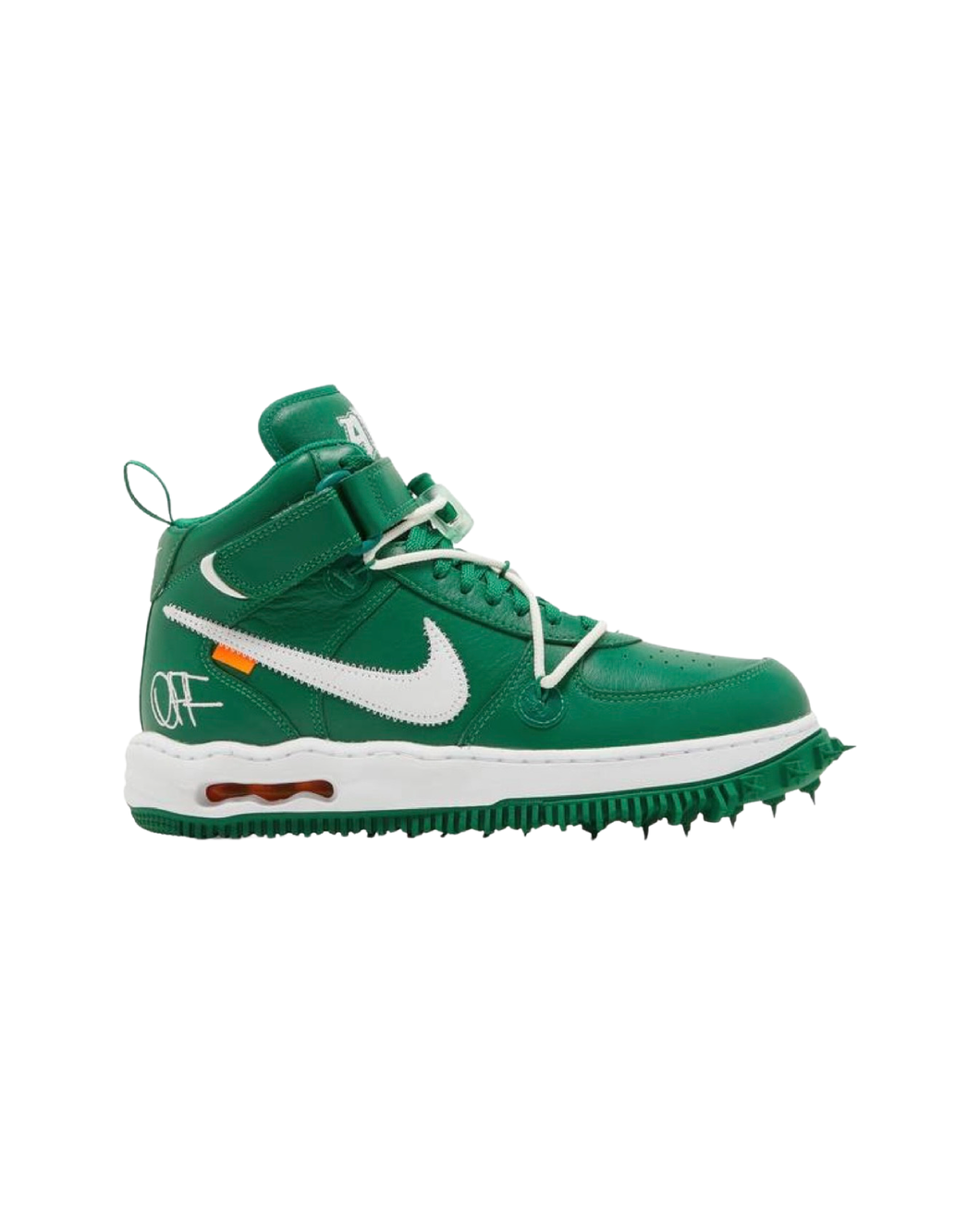 Nike Off-White x Air Force 1 Mid SP Leather 'Pine Green' (M)